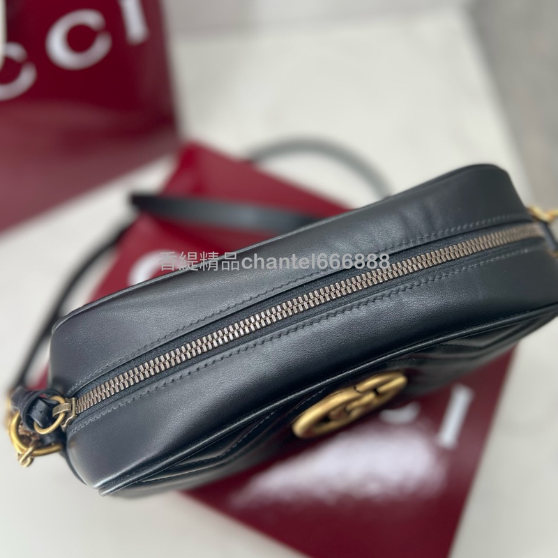 💗香緹國際精品💗 Gucci 馬蒙相機包 盒裝完整 包況新 台灣購證-6