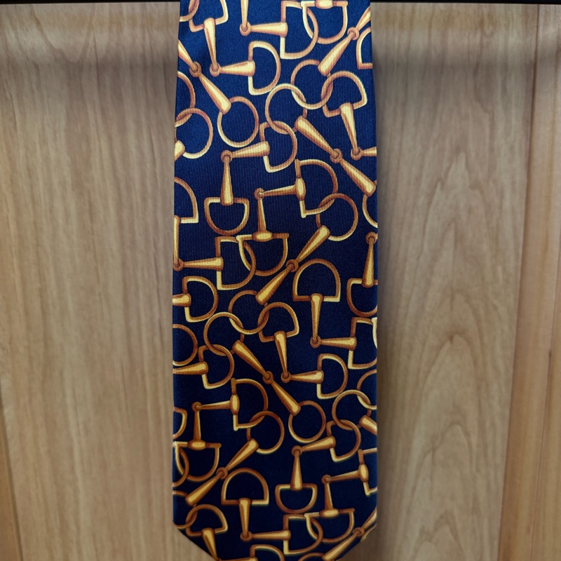 Gucci 義大利製100%絲綢 男士領帶-0