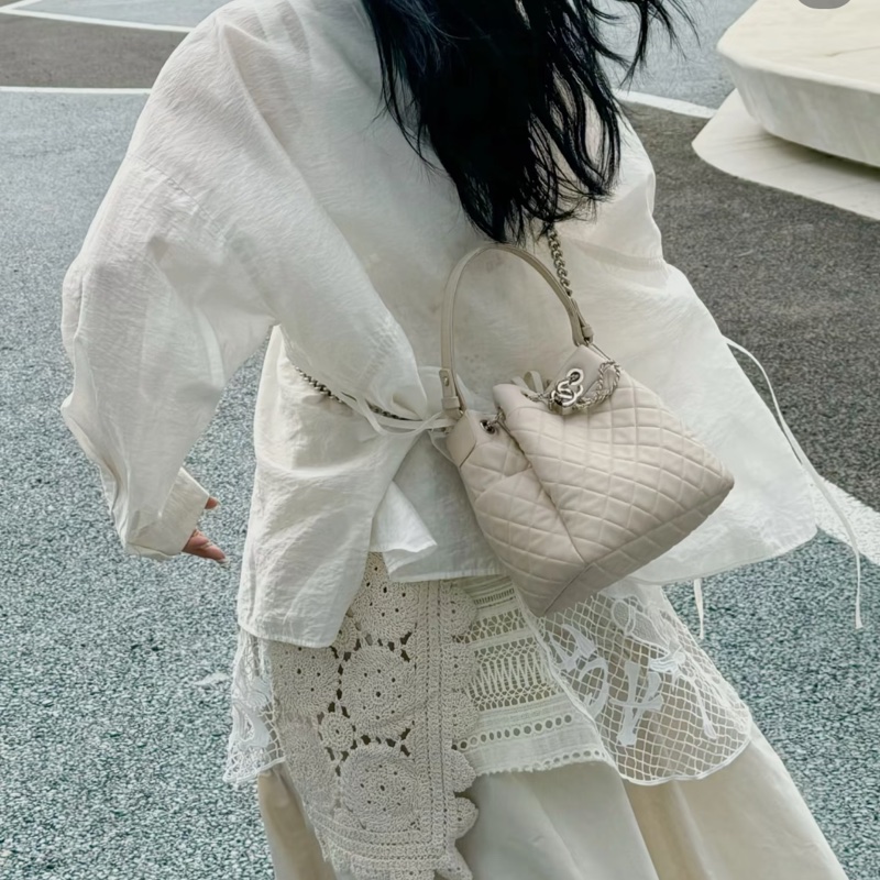 Chanel 香奈兒鏈條水桶手提單肩斜挎包Bucket Bag-2