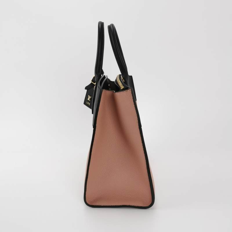 Louis Vuitton (LV) City Steamer 中型 牛皮拼色 手提包-2