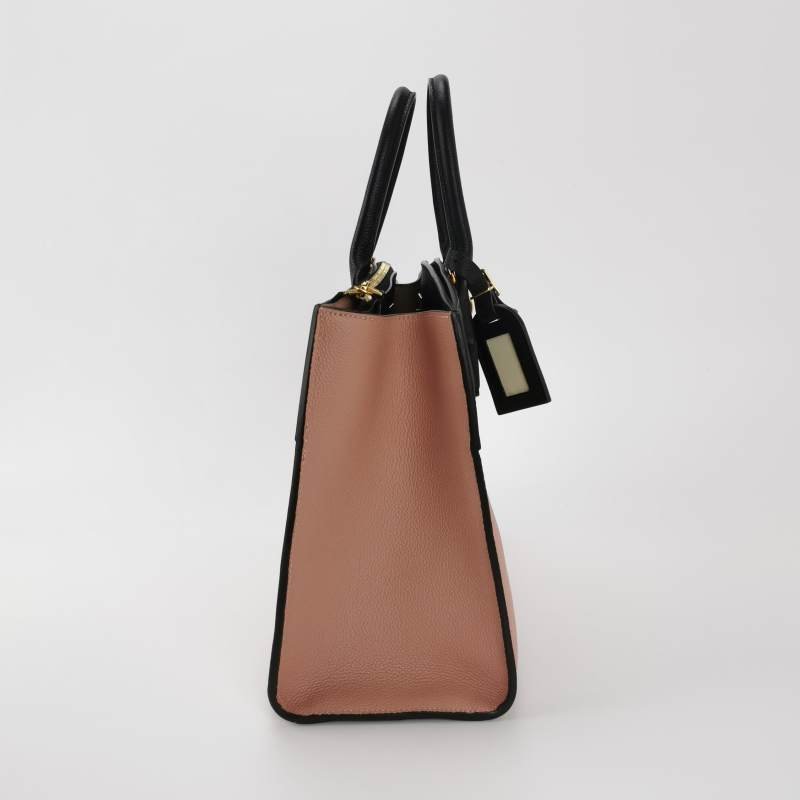 Louis Vuitton (LV) City Steamer 中型 牛皮拼色 手提包-3