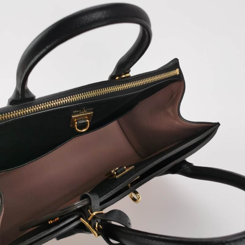 Louis Vuitton (LV) City Steamer 中型 牛皮拼色 手提包-7