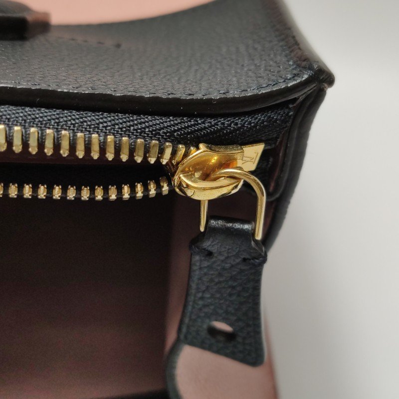 Louis Vuitton (LV) City Steamer 中型 牛皮拼色 手提包-10