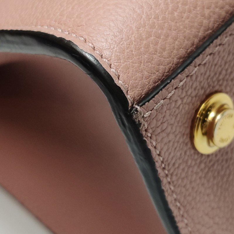 Louis Vuitton (LV) City Steamer 中型 牛皮拼色 手提包-11