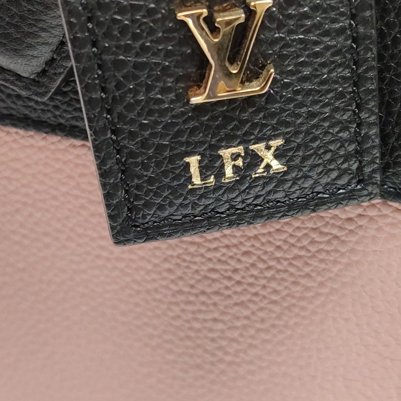 Louis Vuitton (LV) City Steamer 中型 牛皮拼色 手提包-12
