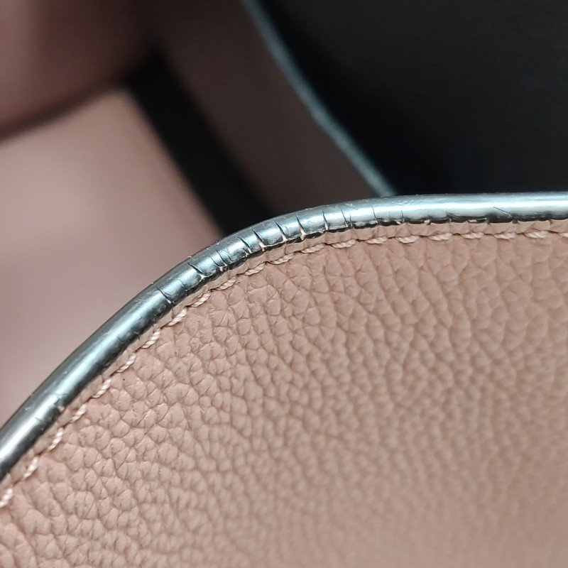 Louis Vuitton (LV) City Steamer 中型 牛皮拼色 手提包-13