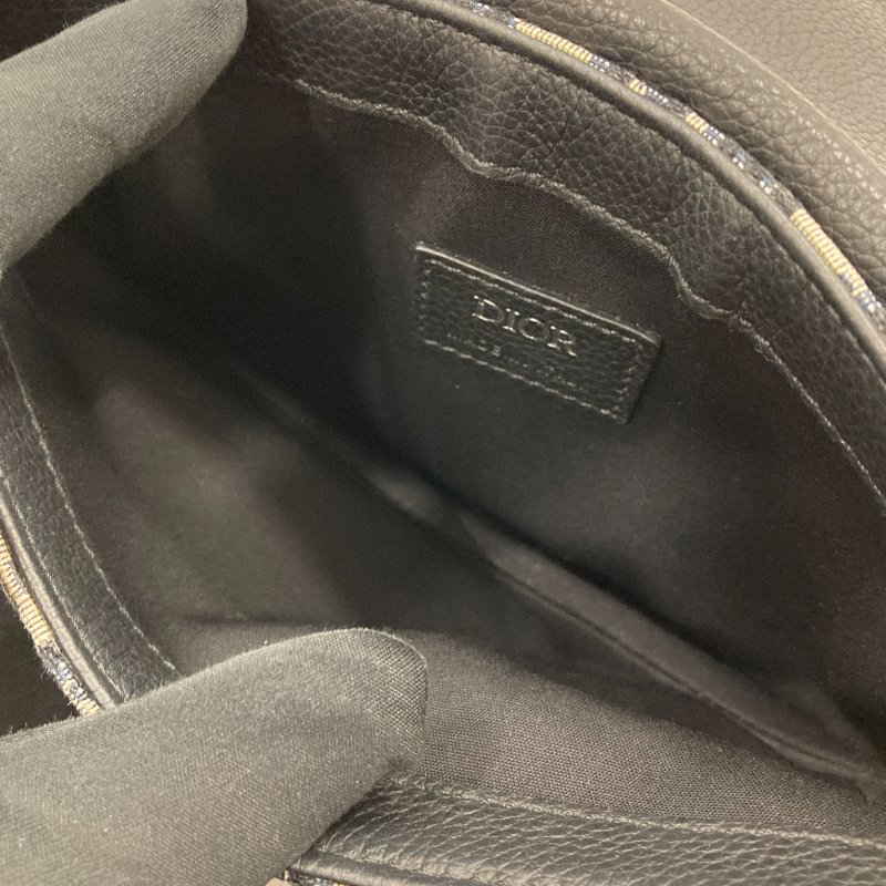 DIOR 迪奧 Dior Oblique 緹花帆布 胸/腰包 灰色老花-6