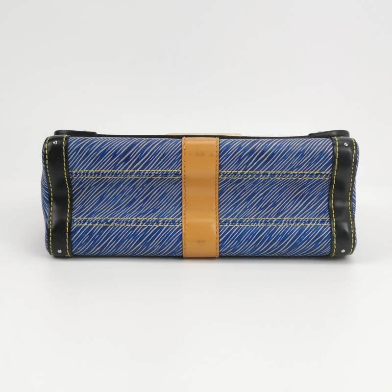Louis Vuitton (LV) Twist 中型 牛皮 拼色 釘鑽裝飾 旋轉鎖扣 斜背包 單肩包-4