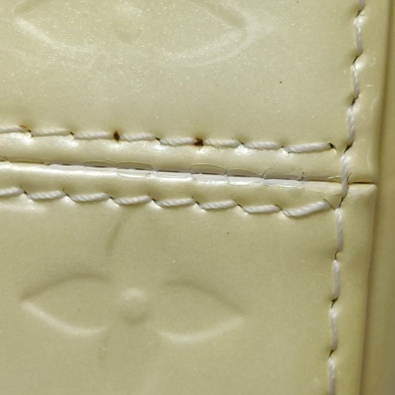 Louis Vuitton (LV) Roxbury 植鞣革 漆皮 壓紋老花 鏤空提手 單肩包-11