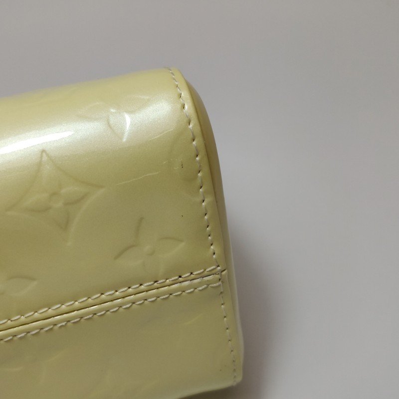 Louis Vuitton (LV) Roxbury 植鞣革 漆皮 壓紋老花 鏤空提手 單肩包-12