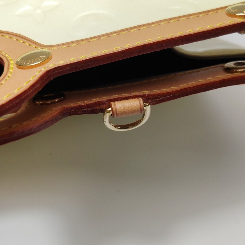 Louis Vuitton (LV) Roxbury 植鞣革 漆皮 壓紋老花 鏤空提手 單肩包-15