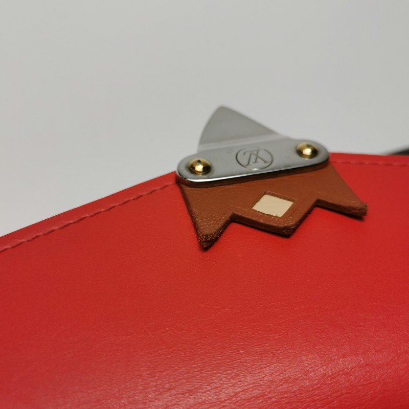 Louis Vuitton (LV) Pallas傳奇包 牛皮老花 V型 拼色 皮夾-19