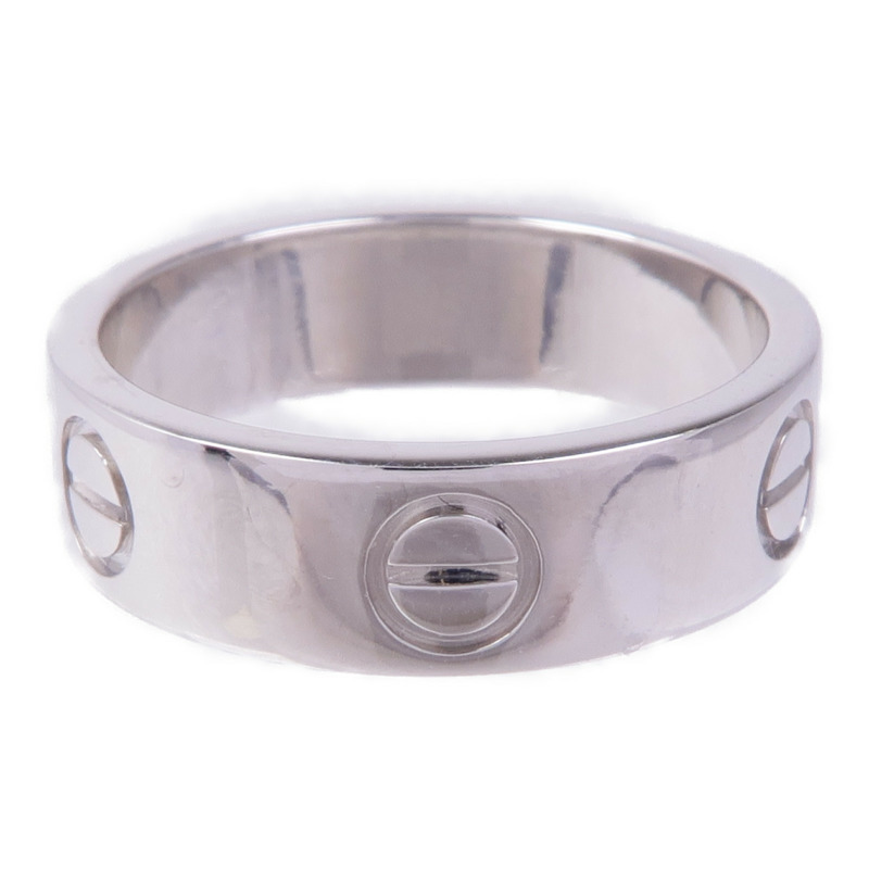 CARTIER 18K白金Love Ring戒指Cartier#53/US#6.25-2