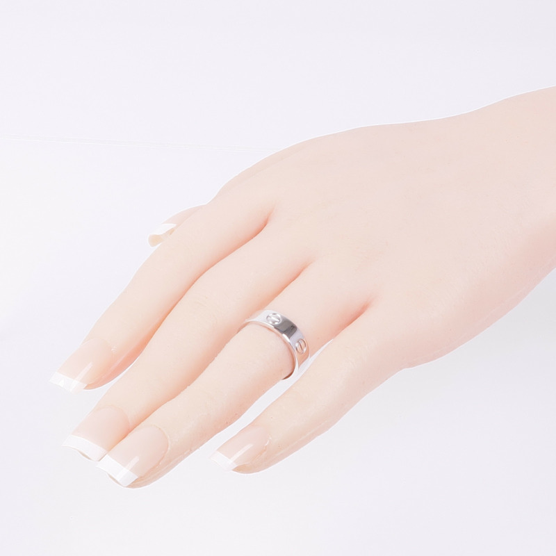 CARTIER 18K白金Love Ring戒指Cartier#53/US#6.25-7