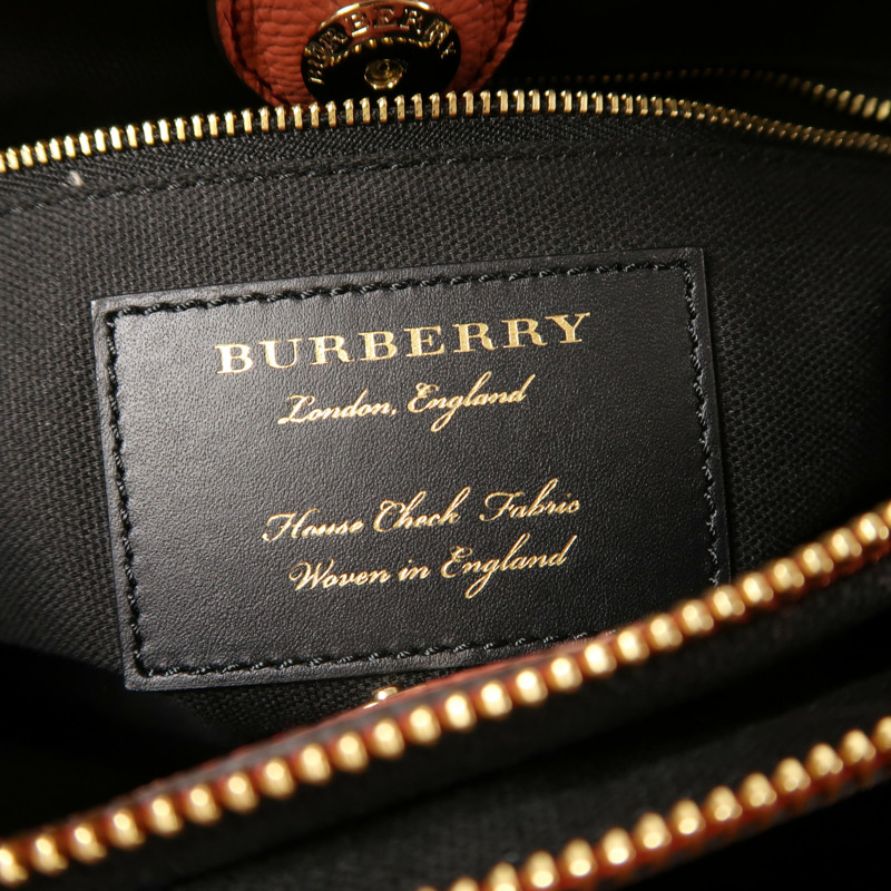 BURBERRY 牛皮皮革The Banner Bag金扣手挽肩背兩用袋-5