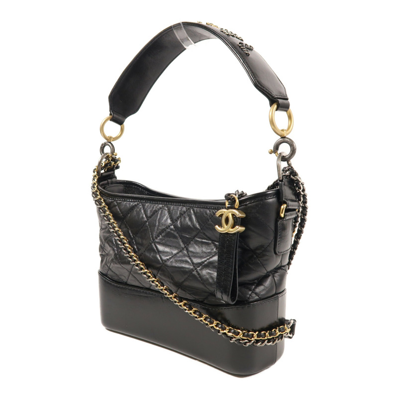 CHANEL 皮革Gabrielle Medium手挽肩背兩用袋-2