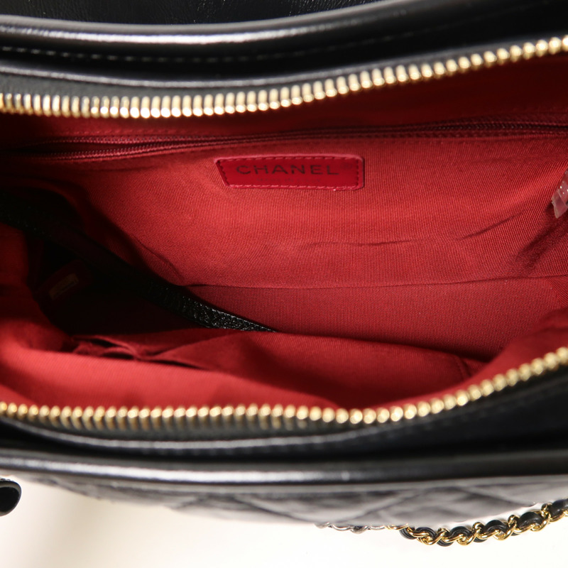 CHANEL 皮革Gabrielle Medium手挽肩背兩用袋-4