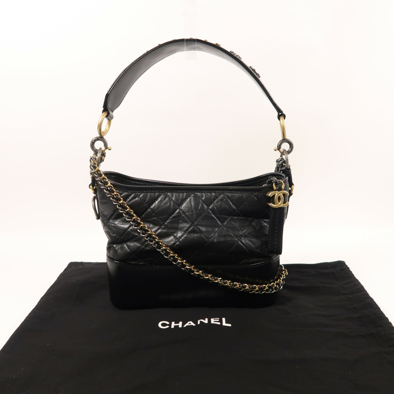 CHANEL 皮革Gabrielle Medium手挽肩背兩用袋-8