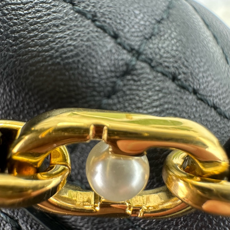 DIOR Jolie Small Size 黑色羊皮水桶包 2024年-19