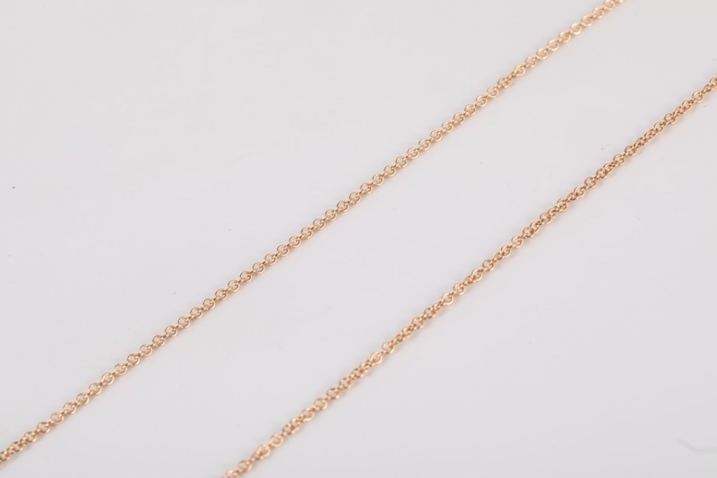TIFFANY&CO(蒂芙尼) Tiffany T系列 18K金微笑項鏈 大號 18K玫瑰金 項鏈 玫瑰金-3