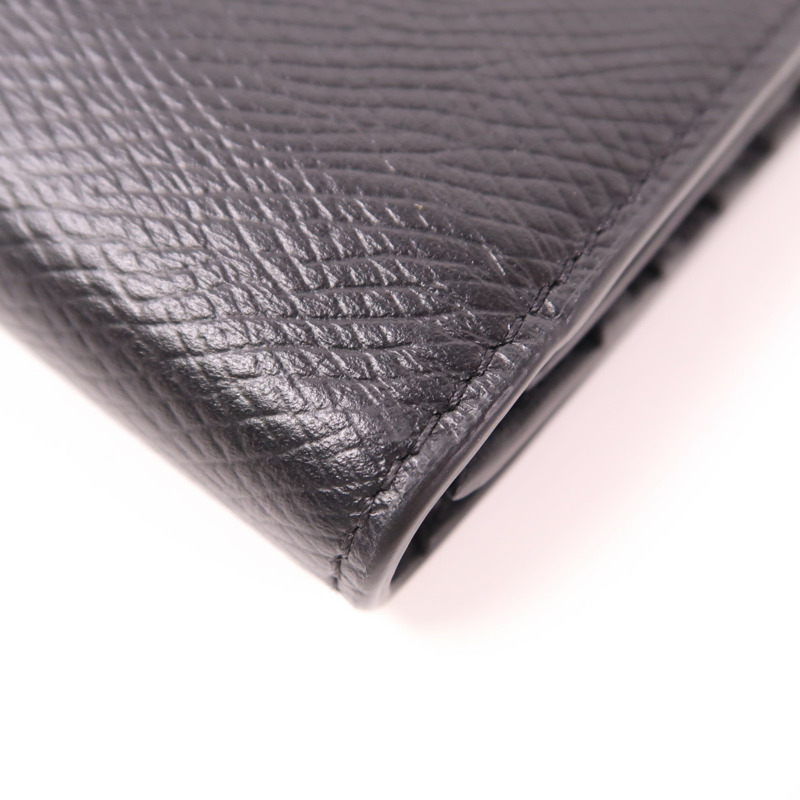 CELINE 牛皮皮革Strap Large Wallet金扣長錢包-9