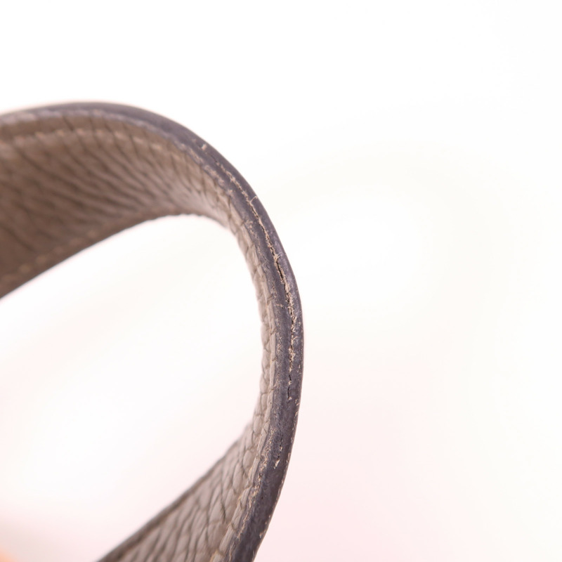 HERMES Clemence皮革Picotin MM銀扣手挽袋Etain-15