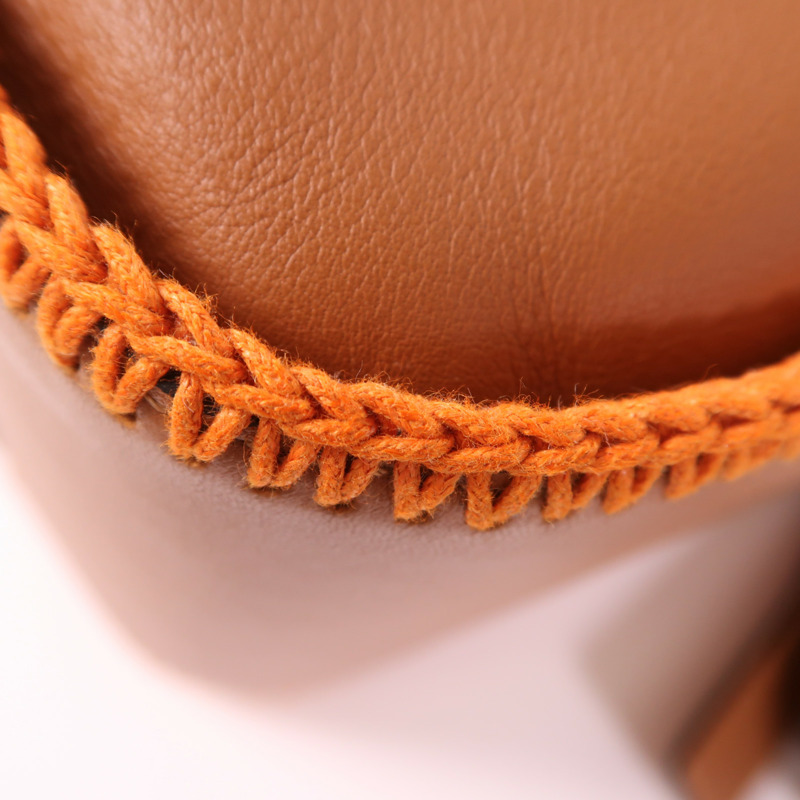 LOEWE 牛皮皮革Hammock Small銀扣手挽肩背兩用袋-8