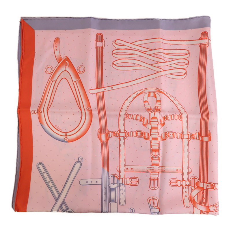 HERMES 絲質Scarf 90X90絲巾-1