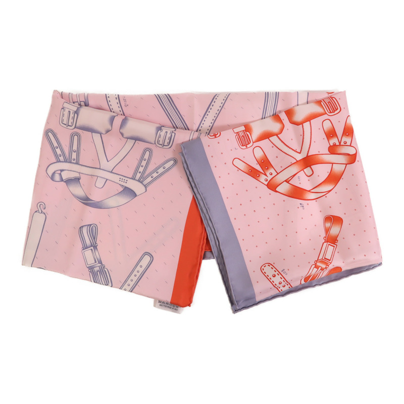 HERMES 絲質Scarf 90X90絲巾-5