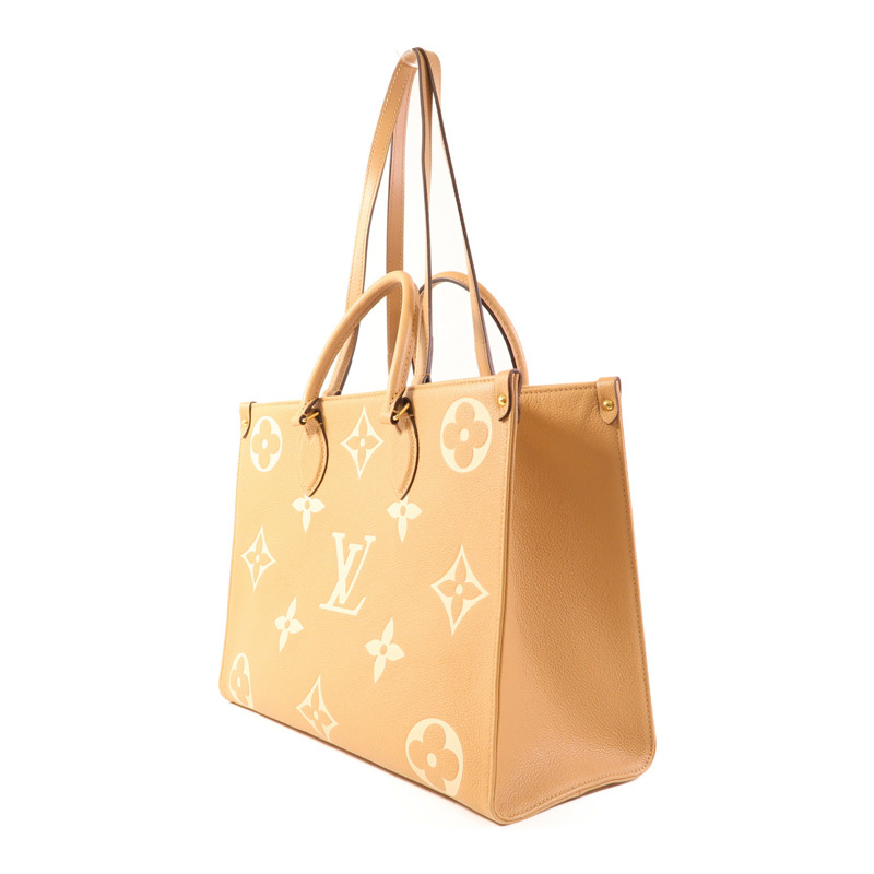 LOUIS VUITTON Monogram Empreinte OnTheGo MM金扣手挽肩背兩用袋-2