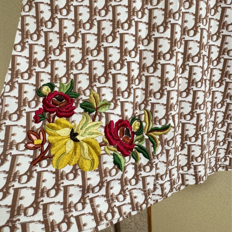 全新Christian Dior正品滿版Logo棉質上衣 38號-2