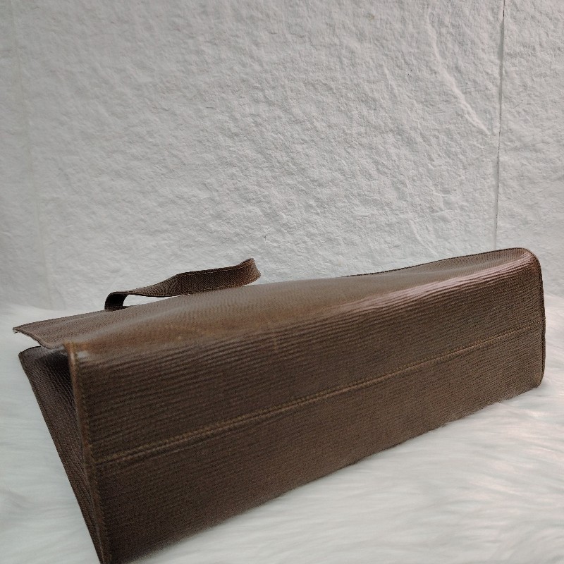 Fendi 芬迪 咖啡色托特包-6