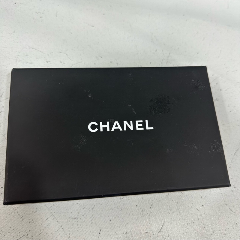 chanel Ap0214 黑荔枝皮銀釦CF 零錢包 信用卡包-23