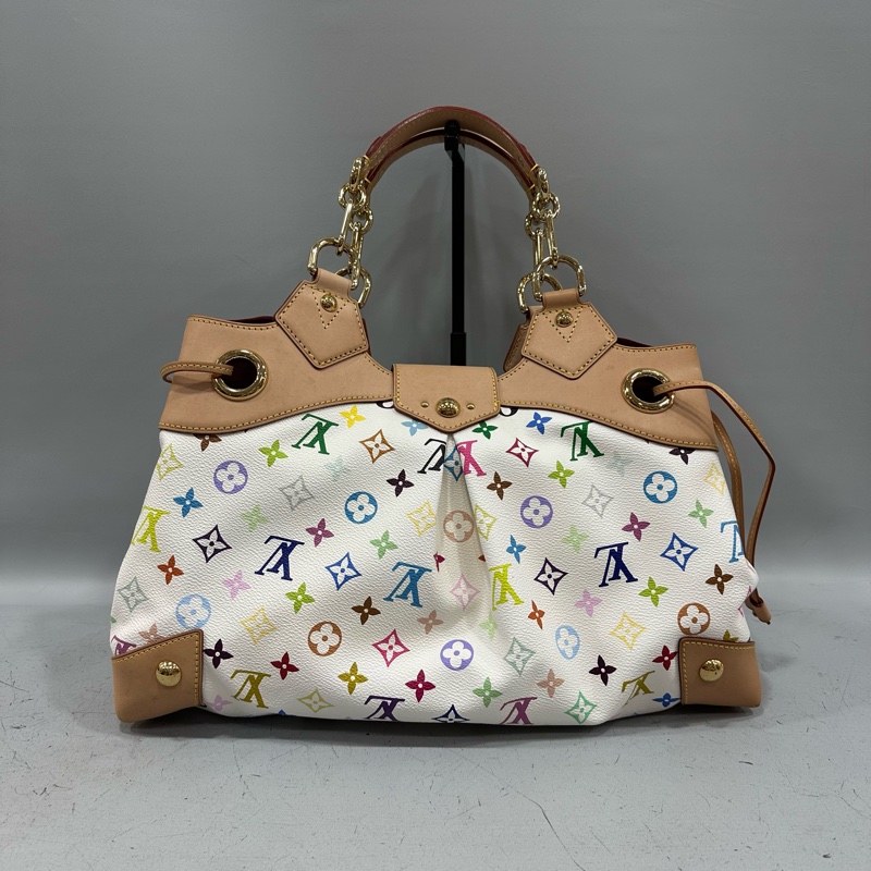 LV M40124 白彩金屬肩背包 村上隆 x URSULA-1