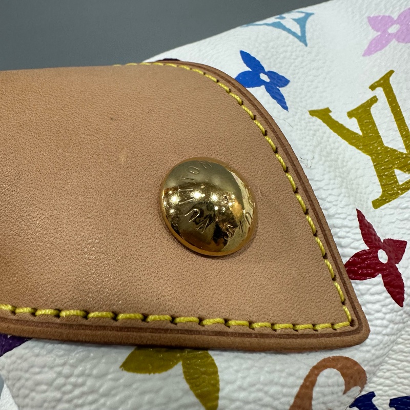 LV M40124 白彩金屬肩背包 村上隆 x URSULA-9