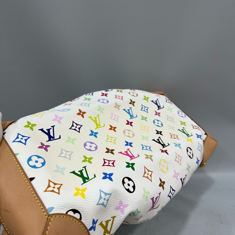 LV M40124 白彩金屬肩背包 村上隆 x URSULA-11