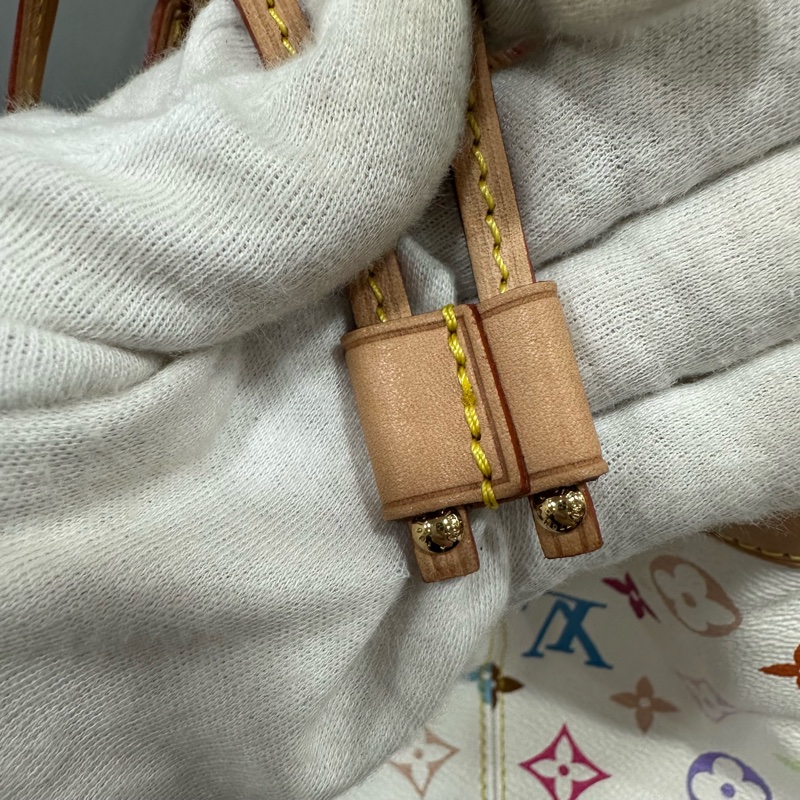 LV M40124 白彩金屬肩背包 村上隆 x URSULA-15