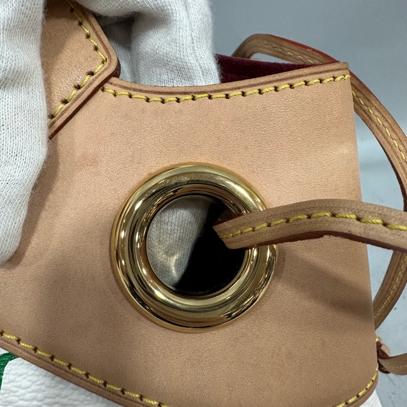 LV M40124 白彩金屬肩背包 村上隆 x URSULA-21