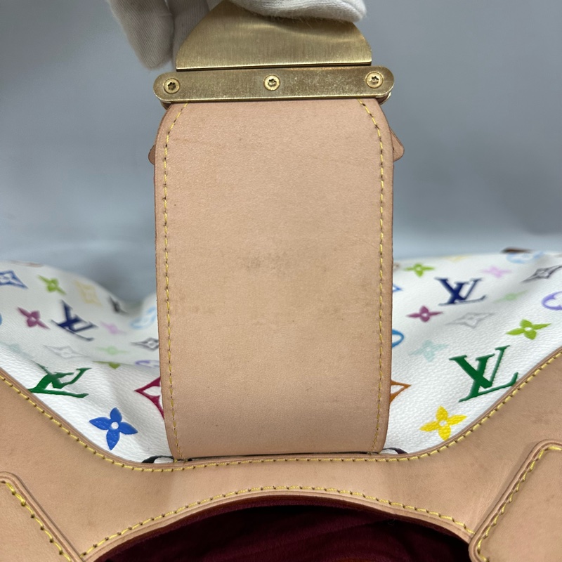 LV M40124 白彩金屬肩背包 村上隆 x URSULA-42