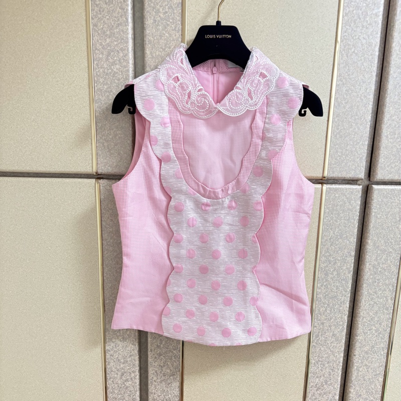 32）Ecko Mit 精品粉色質感上衣 S號 全新含吊牌原價5280-0