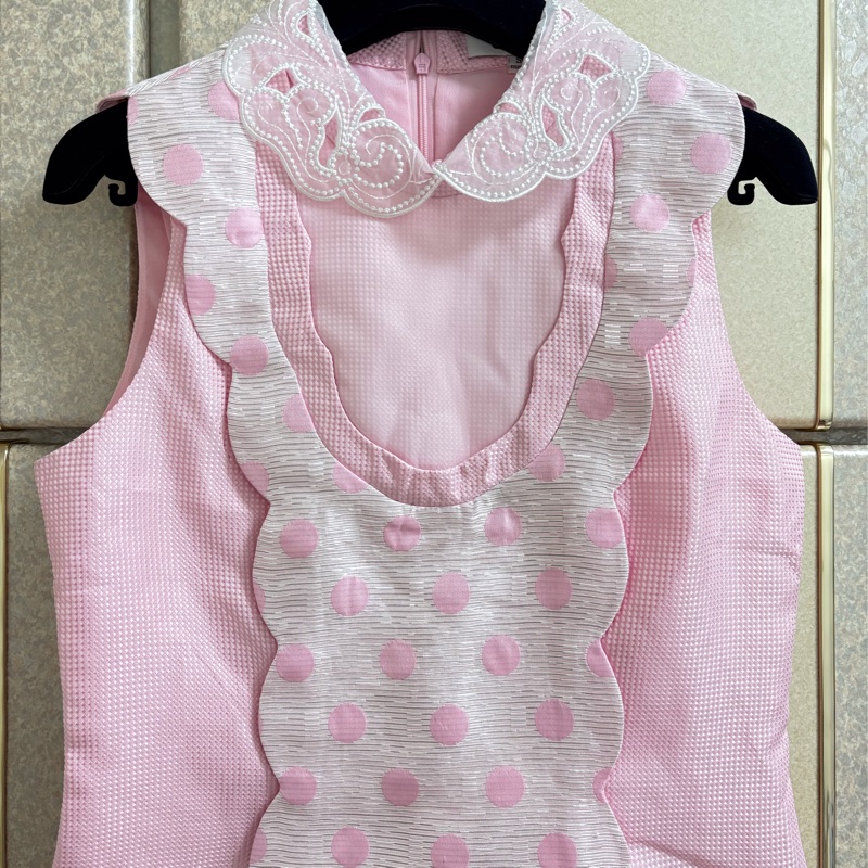 32）Ecko Mit 精品粉色質感上衣 S號 全新含吊牌原價5280-2