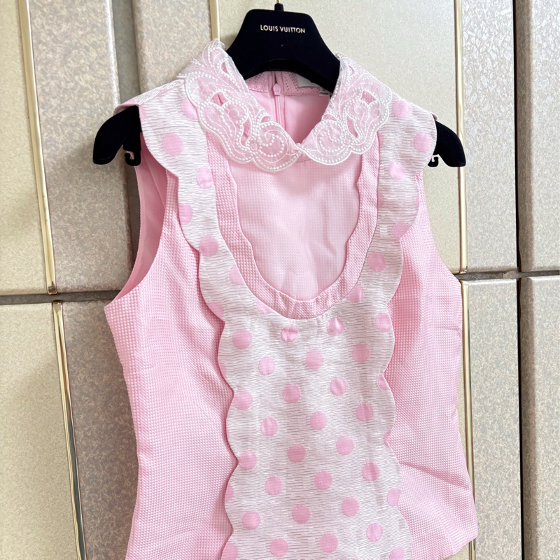 32）Ecko Mit 精品粉色質感上衣 S號 全新含吊牌原價5280-3