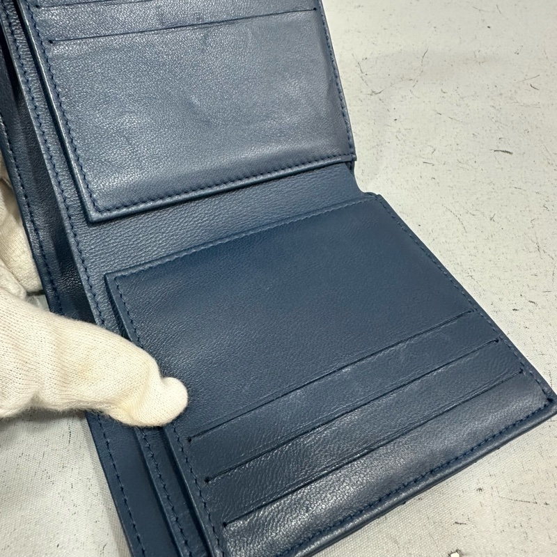 Chanel Ap0231 閃電羊皮銀釦三折短夾-25