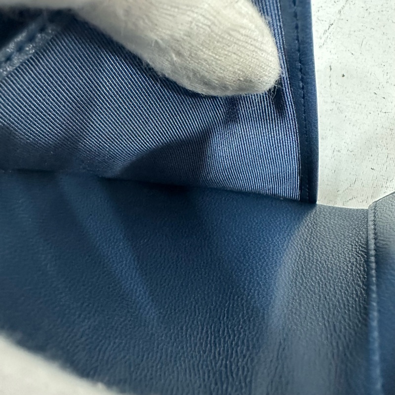 Chanel Ap0231 閃電羊皮銀釦三折短夾-29