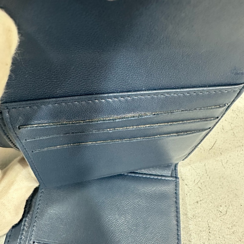 Chanel Ap0231 閃電羊皮銀釦三折短夾-30