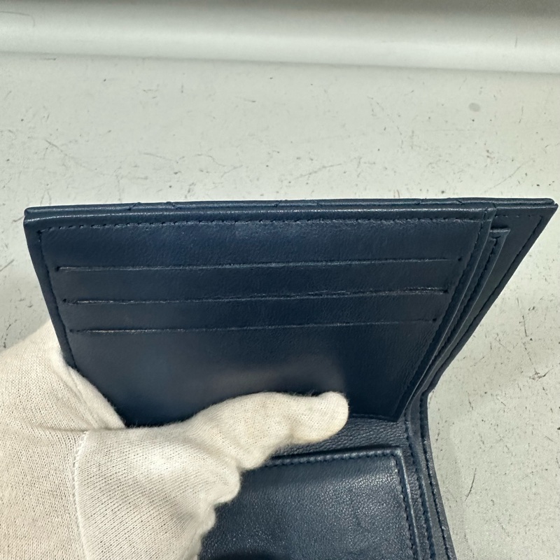 Chanel Ap0231 閃電羊皮銀釦三折短夾-31