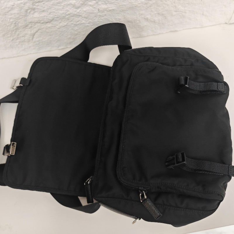 Prada 普拉達 Re-Nylon 再生尼龍和Saffiano 皮革 單肩包-5