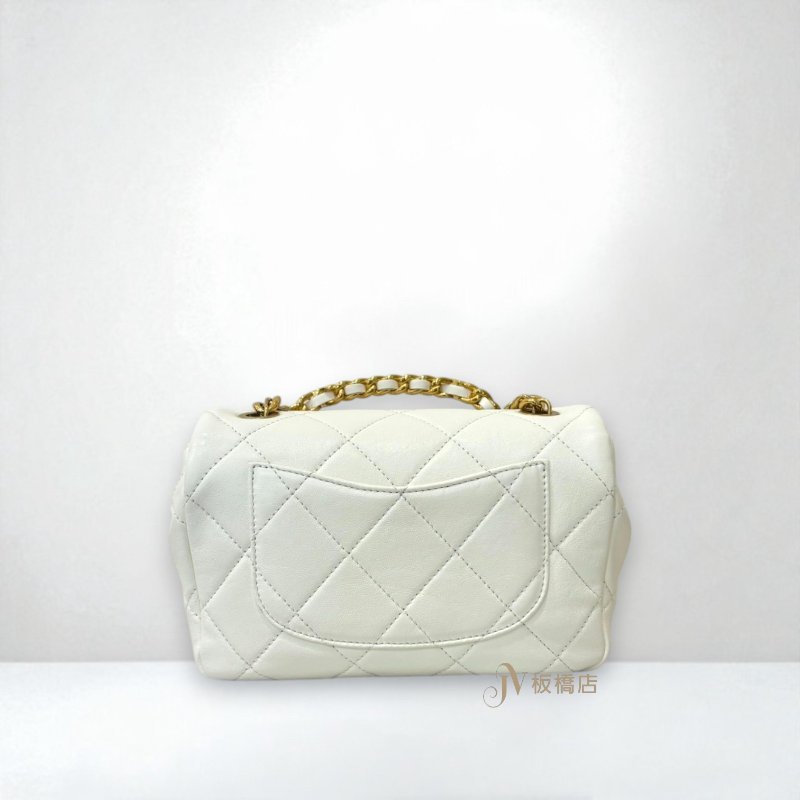 CHANEL包包  白羊皮金鍊把手MINI COCO AS3723-3