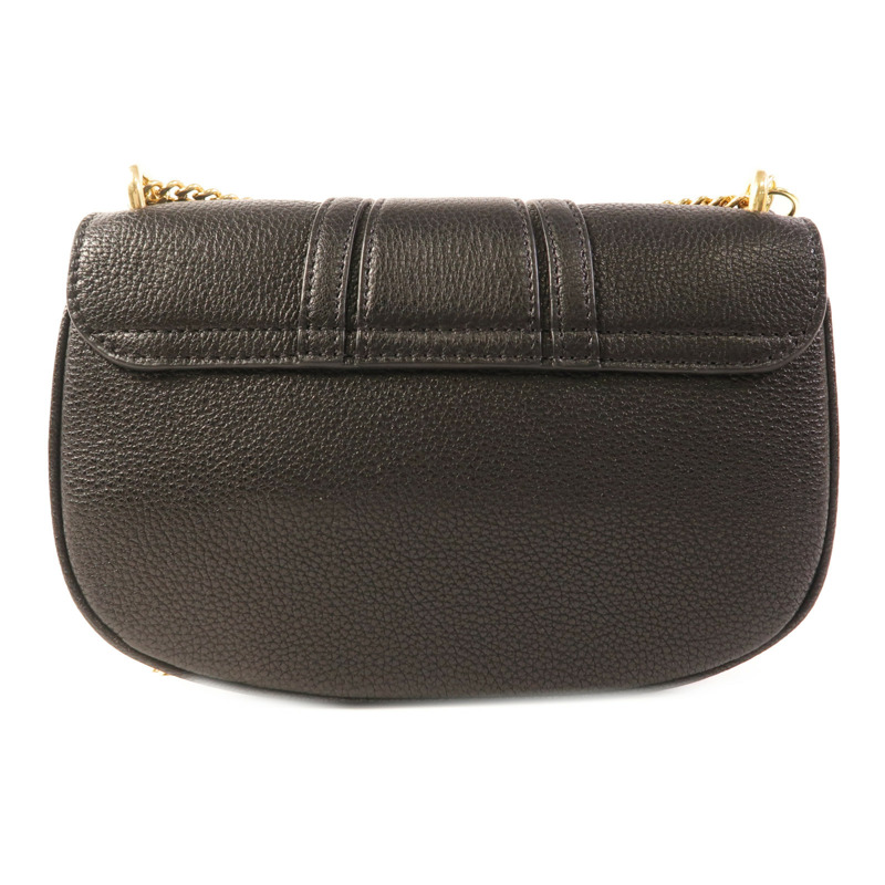 SEE BY CHLOE 牛皮皮革Hana Pebble金扣肩背袋-1