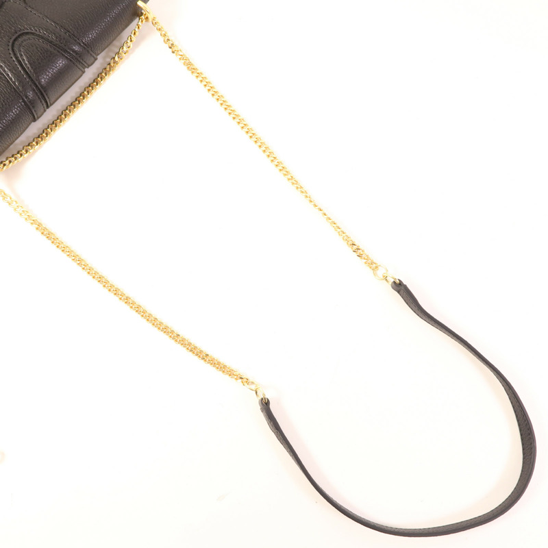 SEE BY CHLOE 牛皮皮革Hana Pebble金扣肩背袋-7